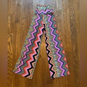 Auditions Multicolor Zigzag Women’s Pants Size Small Soft & Comfy Colorful